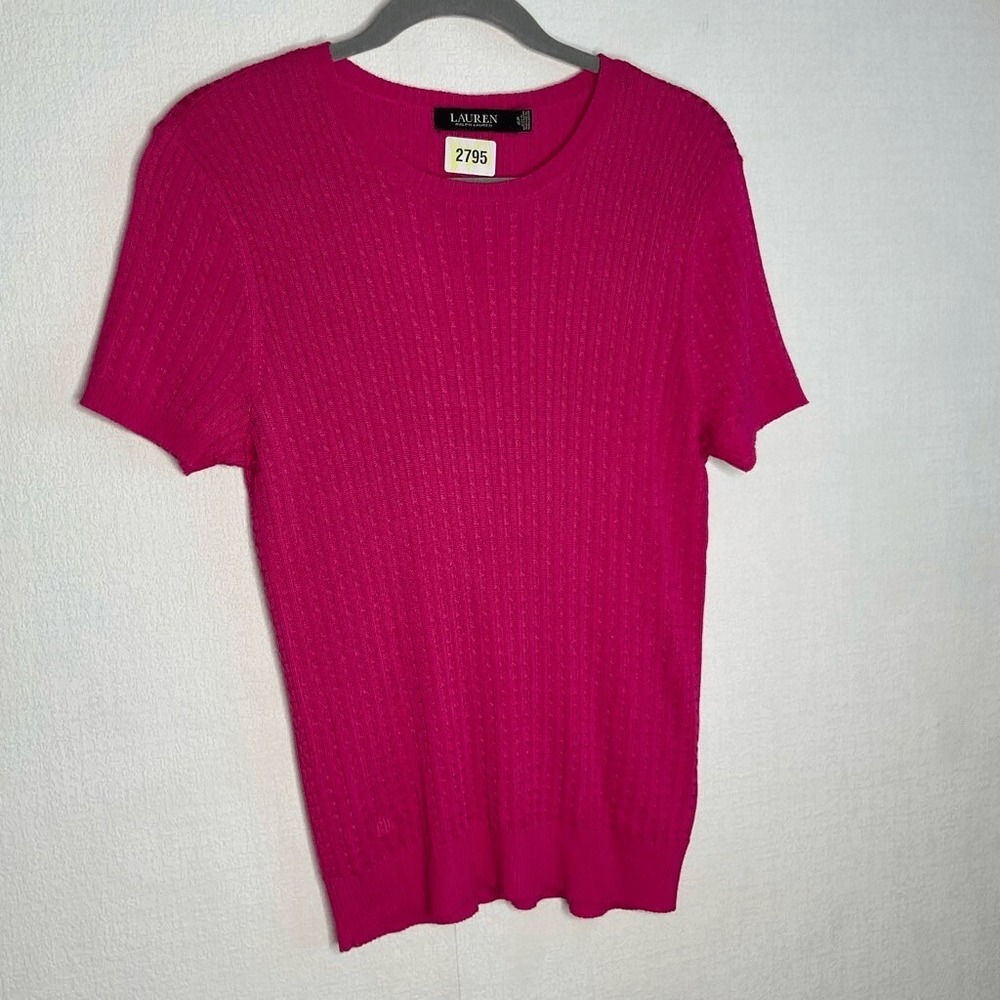 NWOT Lauren Ralph Lauren Barbie Cable CrewNeck Sweater Women XL Bangladesh